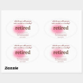 Sticker Ovale comment appelez-vous une personne qui est excitée  (Feuille)