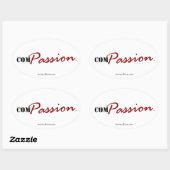 Sticker Ovale ComPASSION (Sticker) (Feuille)