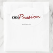 Sticker Ovale ComPASSION (Sticker) (Sac)