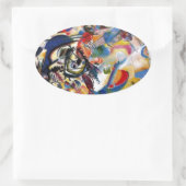 Sticker Ovale Composition VII de Kandinsky (Sac)