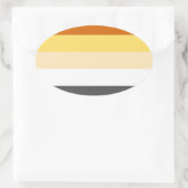 STICKER OVALE CONCEPTION DE STRIPES FIDE (Sac)
