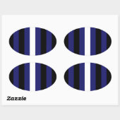 Sticker Ovale Conception fière en cuir (Feuille)
