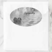 Sticker Ovale Condoléances! (Sac)