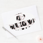 Sticker Ovale Conserver / Hakuna Matata (Enveloppe)