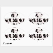 Sticker Ovale Conserver / Hakuna Matata (Feuille)