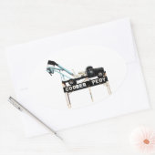 Sticker Ovale Coober Pedy, capitale opale du monde (Enveloppe)