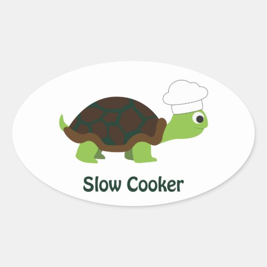 Sticker Ovale Cooker lent (Devant)