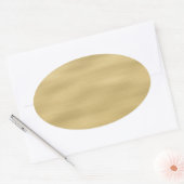 Sticker Ovale Cool Sandy Beach Look (Enveloppe)