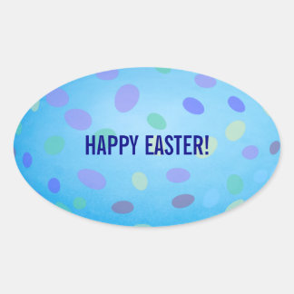 Sticker Ovale Coordination de l'autocollant d'oeufs pour les sac