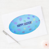 Sticker Ovale Coordination de l'autocollant d'oeufs pour les sac (Enveloppe)