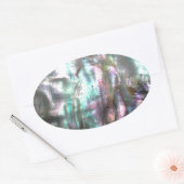 Sticker Ovale Coque d'Abalone (Enveloppe)