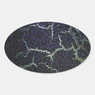 Sticker Ovale coque écrasante