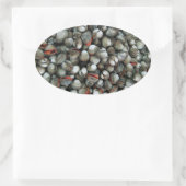 Sticker Ovale Coques de coques de sang (Sac)