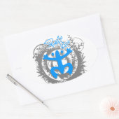 Sticker Ovale Coqui Taino Port Riche (Enveloppe)