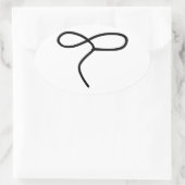 Sticker Ovale Corde de Lasso (Sac)