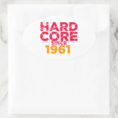 Sticker Ovale Core dur depuis 1961 (Sac)