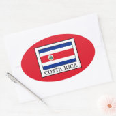Sticker Ovale Costa Rica (Enveloppe)