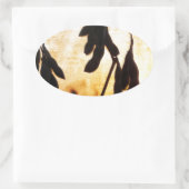 Sticker Ovale Coucher de soja (Sac)