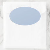 Sticker Ovale couleur bleu (Sac)