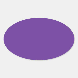 Sticker Ovale couleur rebecca violet