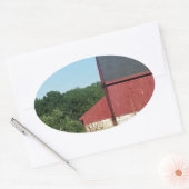 Sticker Ovale Country Barn (Enveloppe)