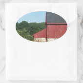 Sticker Ovale Country Barn (Sac)