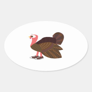 Sticker Ovale Coureur turc