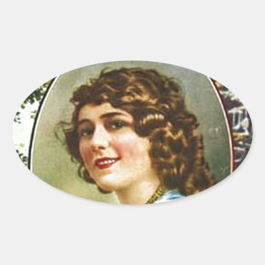 Sticker Ovale couverture du magazine photoplay avant 1923 (Devant)