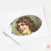 Sticker Ovale couverture du magazine photoplay avant 1923 (Enveloppe)