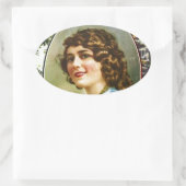 Sticker Ovale couverture du magazine photoplay avant 1923 (Sac)