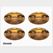 Sticker Ovale Cowboy (Feuille)