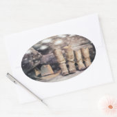 Sticker Ovale Cowboy (Enveloppe)