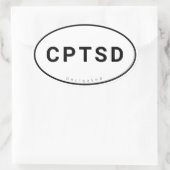 Sticker ovale CPTSD (Sac)