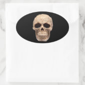 Sticker Ovale crâne céleste (Sac)