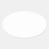Sticker Ovale Create Your Own (Devant)