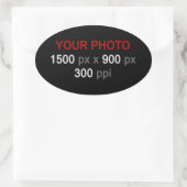 Sticker Ovale Créations personnelles (Sac)