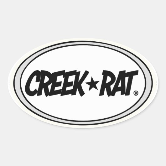 Sticker Ovale Creekrat Cartoon Studios - Creek Rat (Devant)