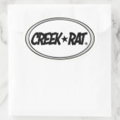 Sticker Ovale Creekrat Cartoon Studios - Creek Rat (Sac)