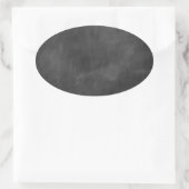 Sticker Ovale Créer ses propres conceptions de tableau noir - aj (Sac)