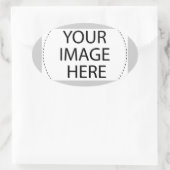 STICKER OVALE CRÉER VOTRE PROPRE - PERSONNALISER CELA (Sac)