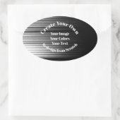Sticker Ovale Créez le Vôtre (Sac)