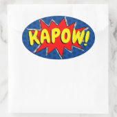 Sticker Ovale Créez votre propre bande dessinée Effets sonores O (Sac)