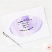 Sticker Ovale Créez Votre Propre Design Sur Mesure (Enveloppe)