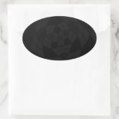 Sticker Ovale Créez votre propre personnalisation (Sac)