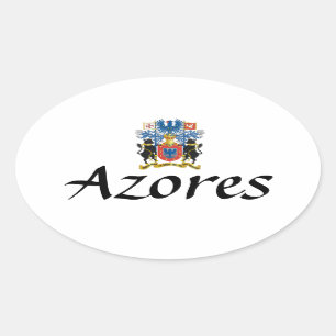 Sticker ovale Crest Açores