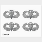 Sticker Ovale Crest aéroporté (Feuille)