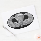 Sticker Ovale Crest aéroporté (Enveloppe)