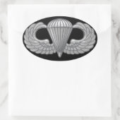 Sticker Ovale Crest aéroporté (Sac)