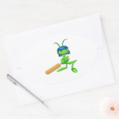Sticker Ovale Cricket (Enveloppe)