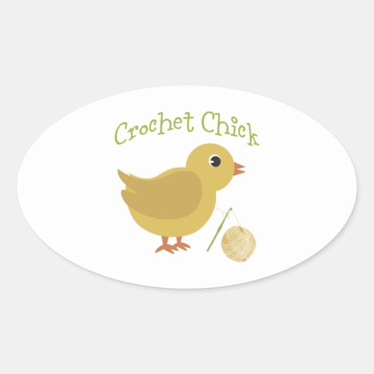 Sticker Ovale Crochet (Devant)